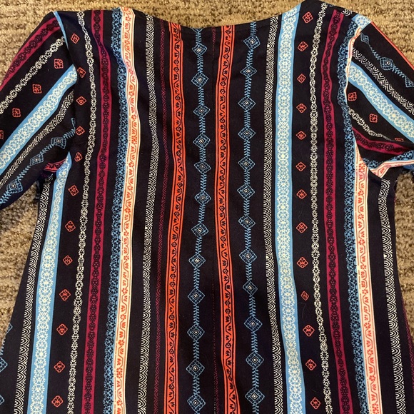 Multi-Colored L/S Dress - Picture 9 of 10